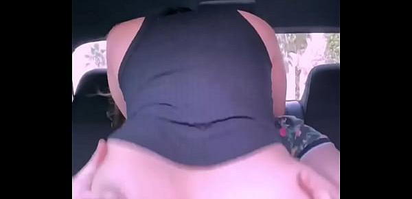  Car sex with big booty latina